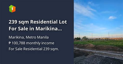 Marikina, Metro Manila Lot For Sale .